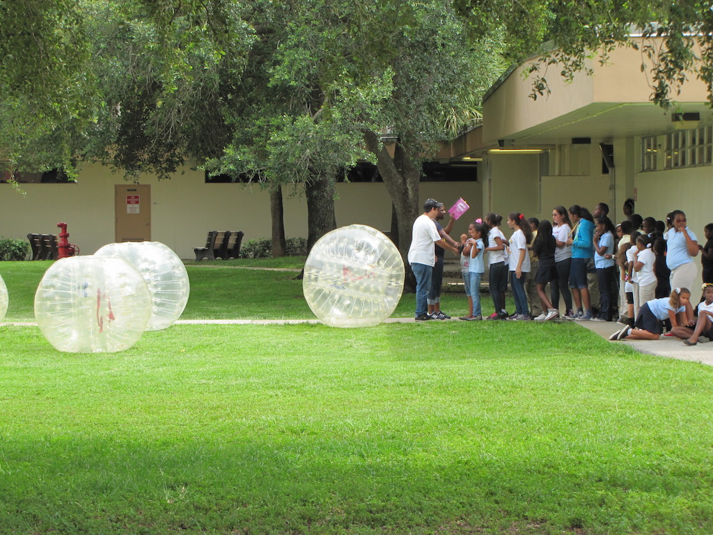 Bumper Balls at School