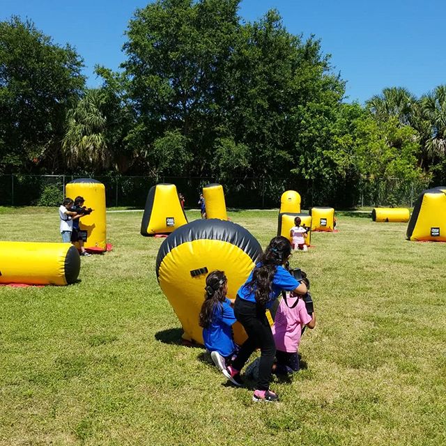 Last day of school aftercare laser tag!