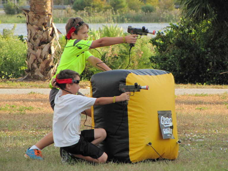 Laser Tag and Barriers